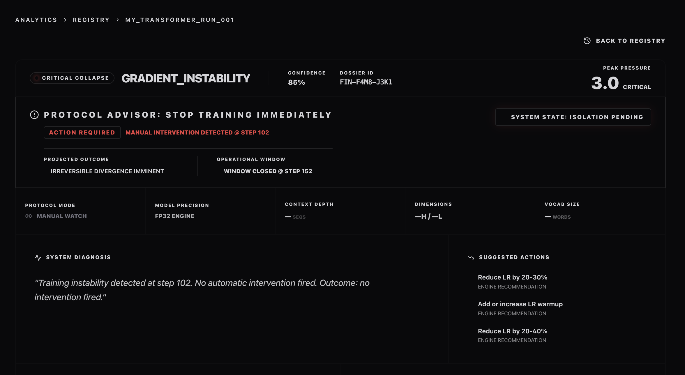 Diagnostic Reasoning Interface